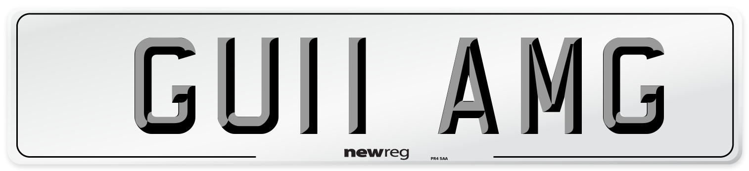 GU11 AMG Number Plate from New Reg